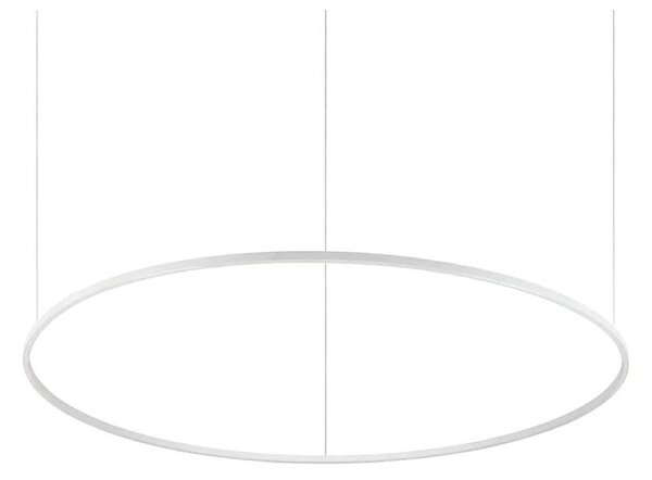 Ideal Lux - LED Пендел ORACLE SLIM LED/89W/230V 3000K Ø 150 см бял