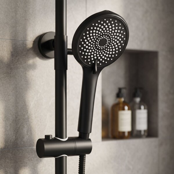 Комплект за душ Rea Foss Clif Black