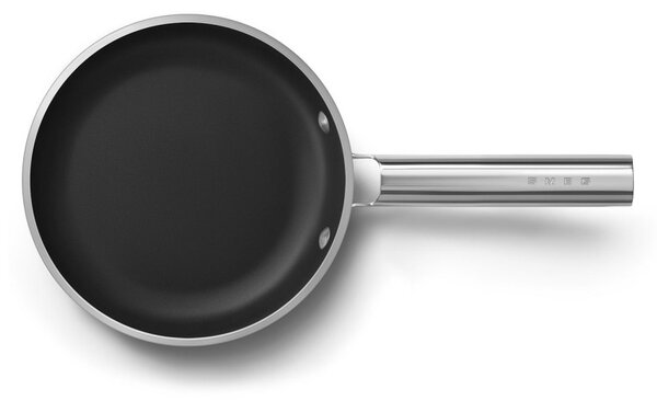 Тиган SMEG FPF2002CRM, 1.5 л, Ø20 см, Керамично незалепващо покритие, До 250°C, Без PFAS, Индукция, Крема