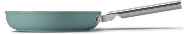 Тиган SMEG FPF2002EGM, 1.5 л, Ø20 см, Керамично незалепващо покритие, До 250°C, Без PFAS, Индукция, Изумрудено зелено