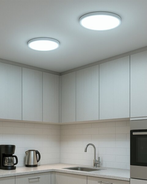 LED таванно осветително тяло LED/18W/230V 3000/4000/6500K Ø 23 см бяло