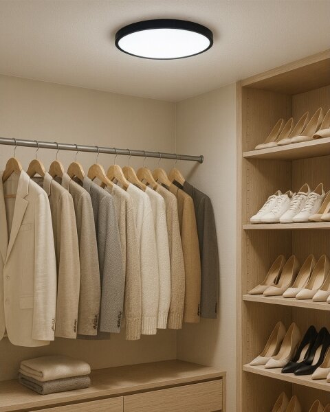 LED таванно осветително тяло LED/24W/230V 3000/4000/6500K Ø 30 см черно