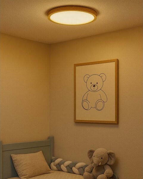 LED таванно осветително тяло LED/24W/230V 3000/4000/6500K, Ø 30 см, бежово