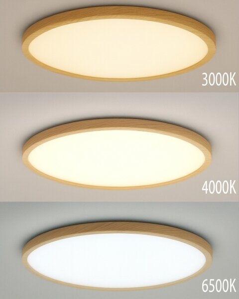 LED таванно осветително тяло LED/40W/230V 3000/4000/6500K Ø 50 cm бежово