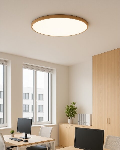 LED таванно осветително тяло LED/40W/230V 3000/4000/6500K Ø 50 cm бежово