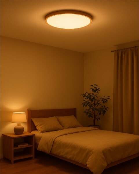 LED таванно осветително тяло LED/40W/230V 3000/4000/6500K Ø 50 cm бежово