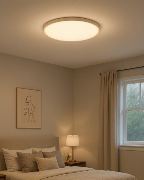 LED таванно осветително тяло LED/40W/230V 3000/4000/6500K, диаметър 50 см, бяло