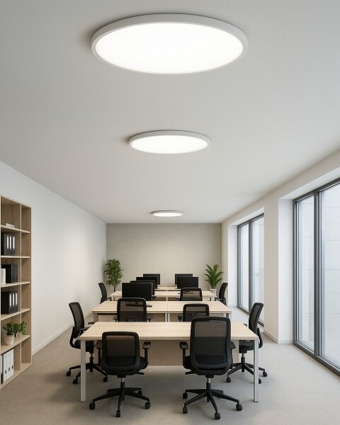 LED таванно осветително тяло LED/40W/230V 3000/4000/6500K, диаметър 50 см, бяло