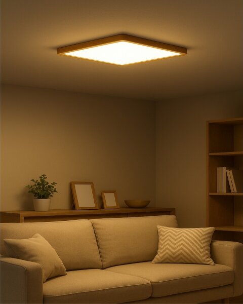 LED таванно осветително тяло LED/40W/230V 3000/4000/6500K 50x50 cm бежово