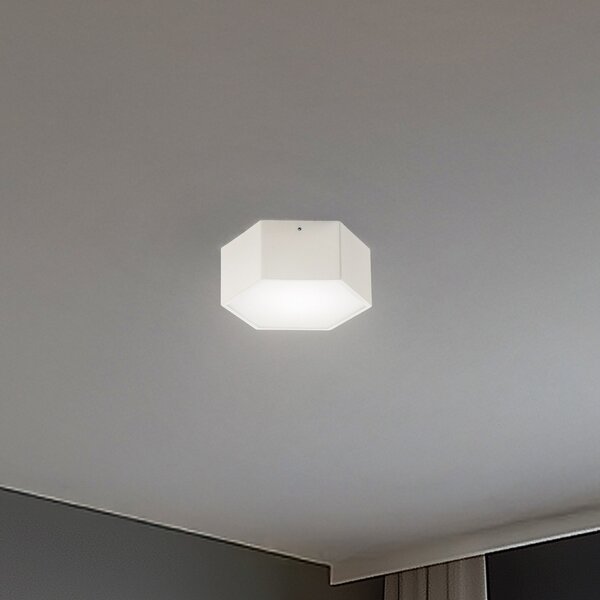Argon LED таванска лампа Libre, кремаво бяло, стомана, 3000 K, Бял, Дневна/трапезария, Метал