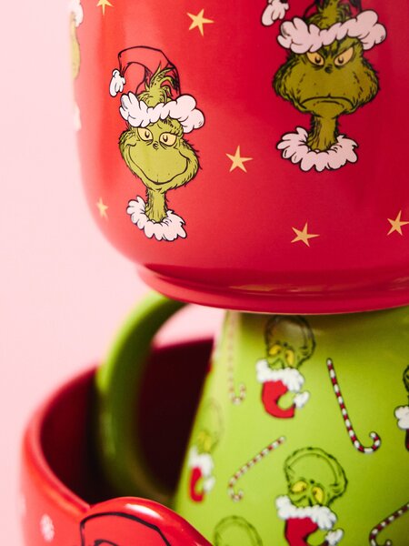 Sinsay - Керамична чаша Grinch - многоцветен