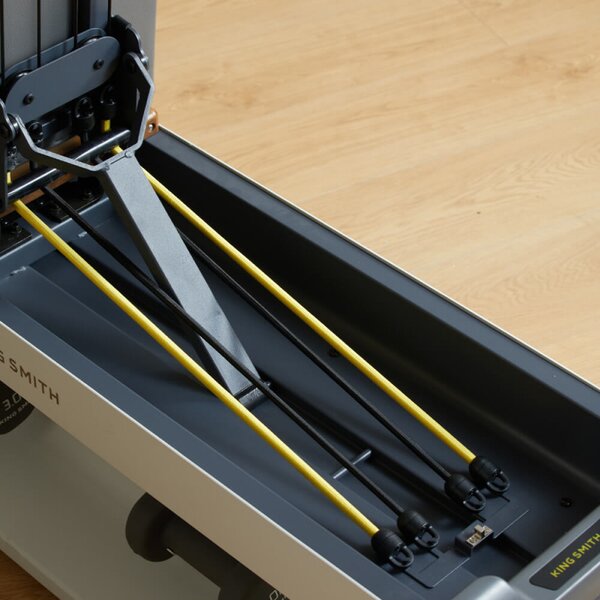 Мултифункционална лежанка Xiaomi KingSmith FВВ1С , 2 степени на наклон, Цяло тяло, Сгъваема, 15 аксесоара, Бял/кафяв