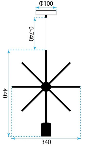 Лампа Geometric LE-02 Star