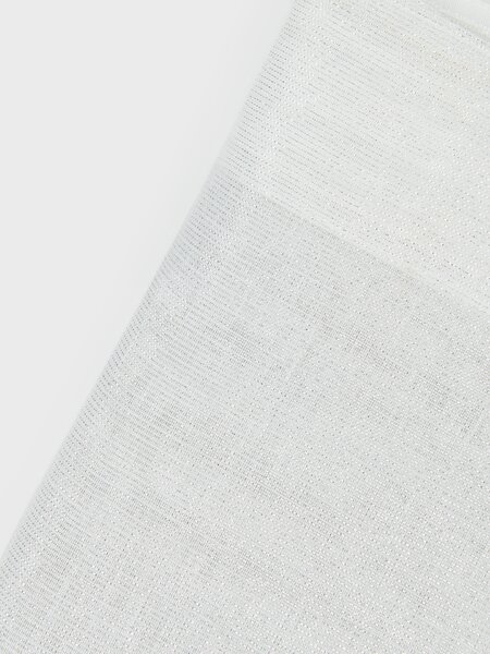 Sinsay - Полупрозрачна завеса на лента с метален конец - бял