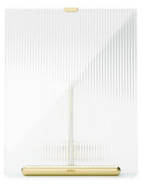 Стъклена стояща рамка в златист цвят 19x23 cm Flute – Umbra
