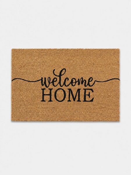 Sinsay - Изтривалка с надпис Welcome home - многоцветен