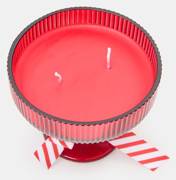 Sinsay - Коледна ароматна свещ Cranberry - червeн
