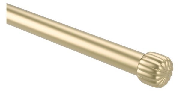 Матово златист стоманен разширяем прът за завеси 168 - 305 cm Cleo – Umbra