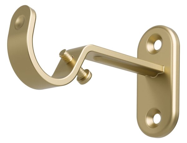 Матово златист стоманен разширяем прът за завеси 107 - 305 cm Flute – Umbra