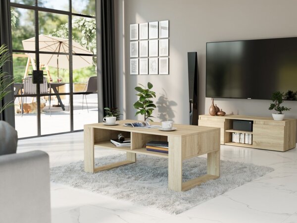 Модерна масичка за кафе 58 x 90 x 55 cm aнтрацит