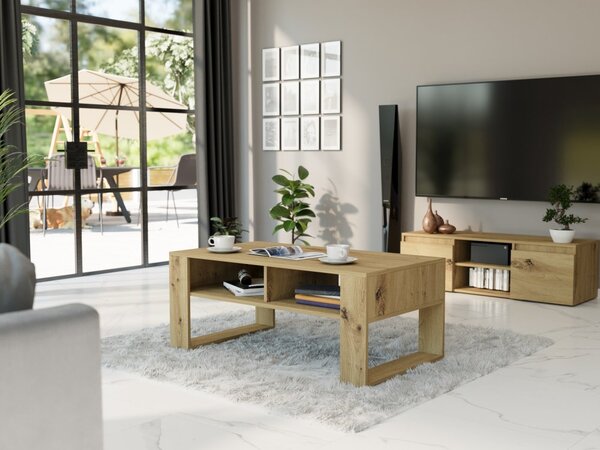 Модерна масичка за кафе 58 x 90 x 55 cm aнтрацит