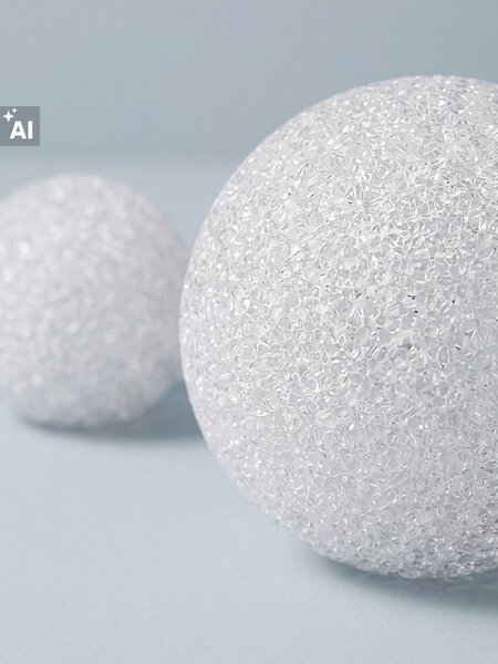 Sinsay - Комплект кръгли RGB LED настолни лампи - бял