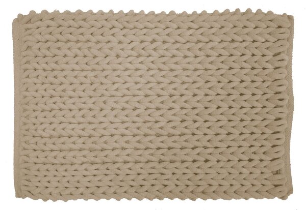 Светлокафяв килим за баня 50x80 cm Ariel – douceur d'intérieur