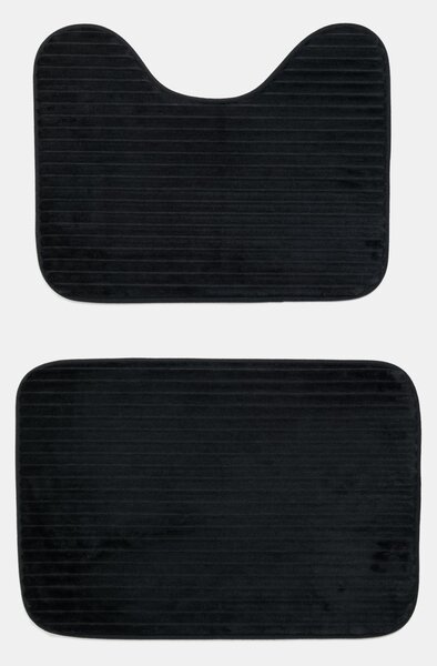 Sinsay - Комплект килимчета за баня 2 pack - черeн