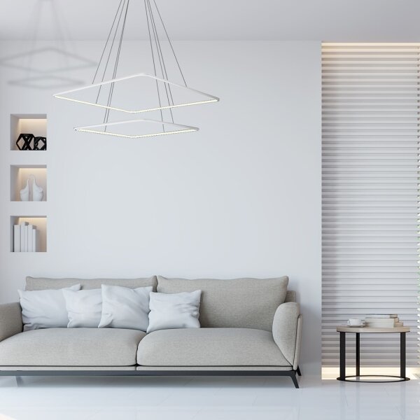 LED Полилей на верижка NIX LED/50W/230V бяла