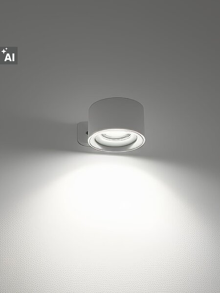 Sinsay - Самозалепваща LED стенна лампа - бял