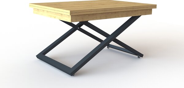 ФЛОРЕНЦИЯ Холна маса дъб вотан / черна