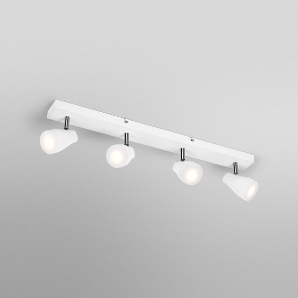 OSRAM тавански прожектор PEAR, бял, 4-пламъчен, GU10-LED 2700 K, Бял, Пластмаса