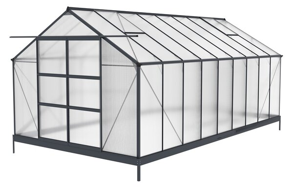 Алуминиева оранжерия Azalia 2,5 x 5,5 м CoverTech антрацит