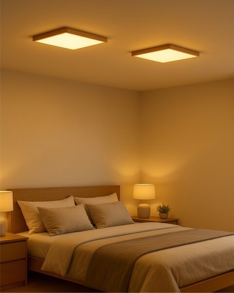 LED таванно осветително тяло LED/24W/230V 3000/4000/6500K 30x30 cm бежово