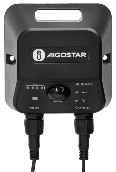 Aigostar - LED соларен полилей със сензор 2xLED/35W/12V 6000mAh 6500K pr.15cm+ДУ