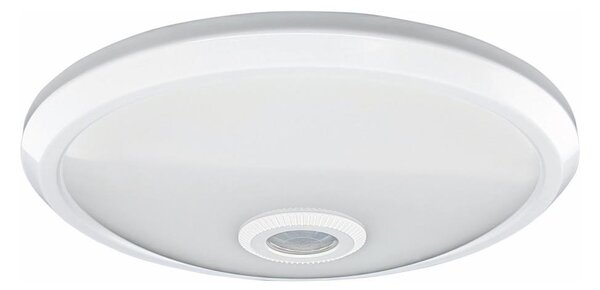 LED таванно осветително тяло със сензор за движение и за здрач LED/20W/230V Ø 29 см бяло