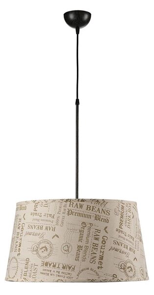 ONLI - Пендел MAIDA 1xE27/15W/230V Ø 50 cm кафяв