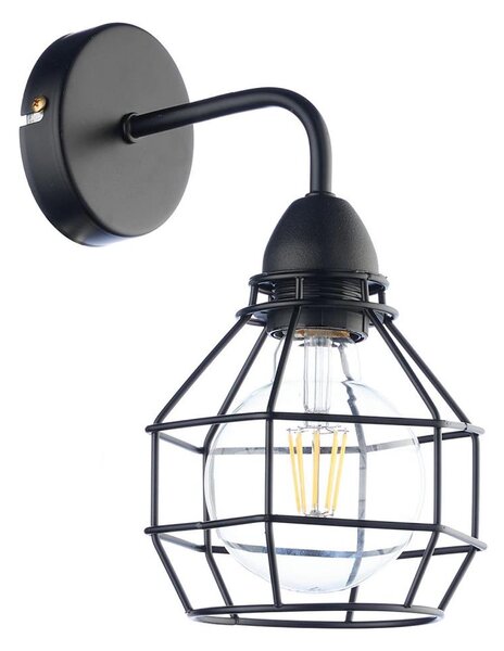 ONLI - Аплик ПАЯК 1xE27/15W/230V черен