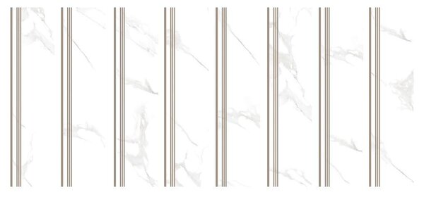 Стъпало от гранитогрес Statuario Eva - стъпало 30 x 120 cm / чело 17 x 120 cm
