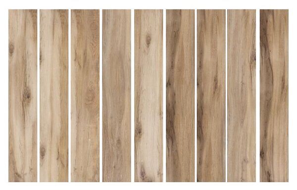 Стъпало от гранитогрес Cedar Wood Beige - 30 x 120 cm / чело 17 x 120 cm