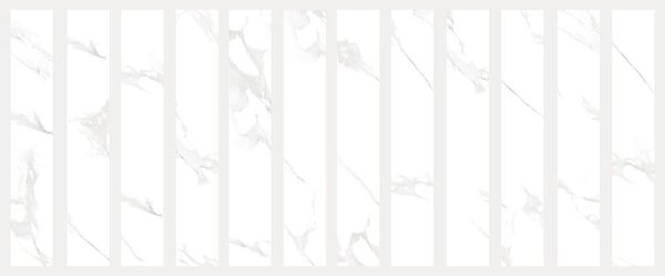 Стъпало от гранитогрес Statuario Eva - стъпало 30 x 120 cm / чело 17 x 120 cm