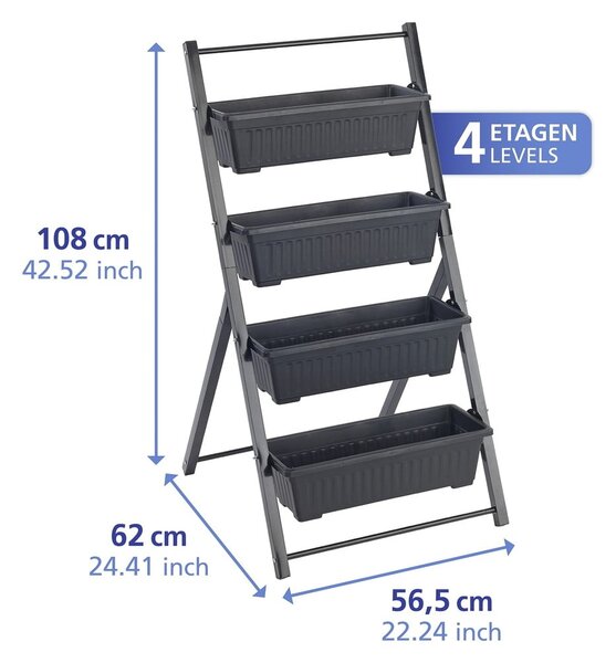 Метална стойка за цветя (височина 108 cm) Vertical – Maximex
