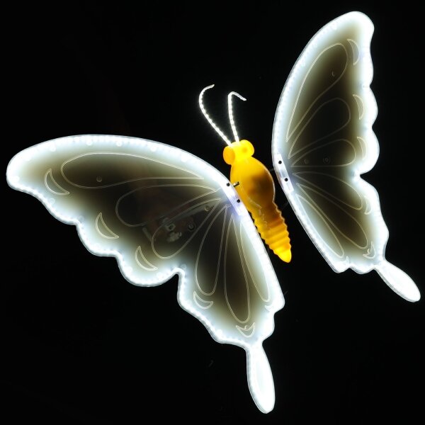 Aigostar - LED Външна декорация 372xLED IP44 студено бяло пеперуда