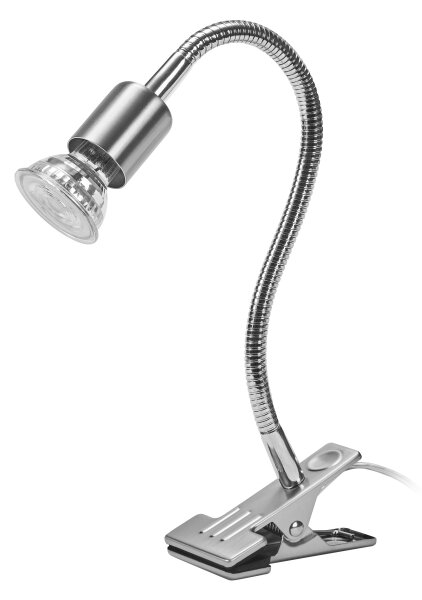 Osram - Лампа с щипка CLIP TUBE FLEX 1xGU10/5W/230V матов хром