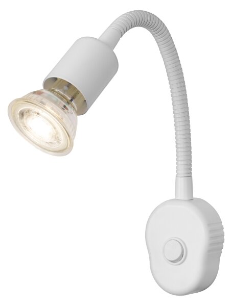 Osram - Гъвкава стенна лампа PLUG TUBE FLEX 1xGU10/5W/230V бяла
