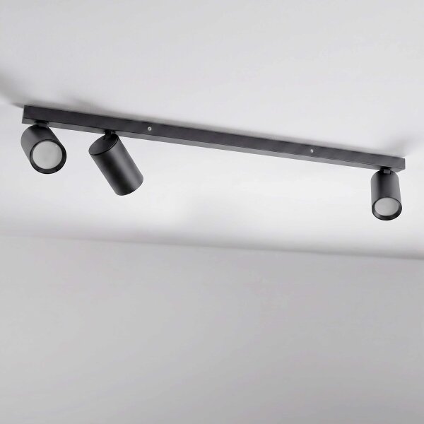 BRILAGI - Точково осветително тяло SELE LONG 3xGU10/30W/230V черно