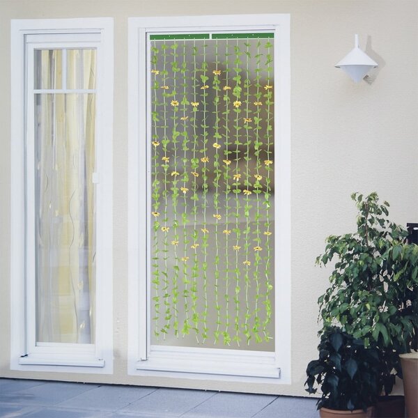 Жълто-зелено перде за врата 90x190 cm Sunflowers – Maximex