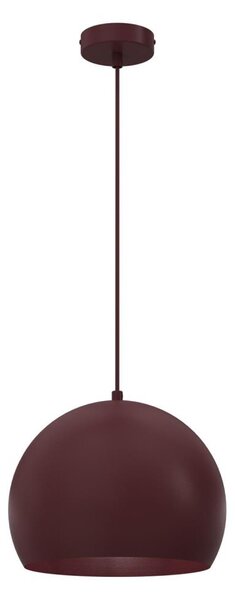 Полилей на кабел SOOL 1xE27/15W/230V Ø 27 см бордо