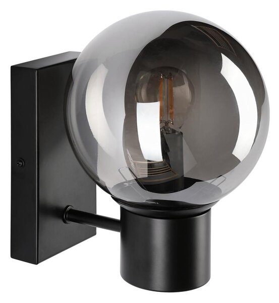 Стенно осветително тяло SFERIO 1xE14/5W/230V черно/опушено черно