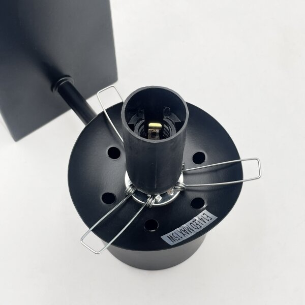 Стенно осветително тяло SFERIO 1xE14/5W/230V черно/опушено черно